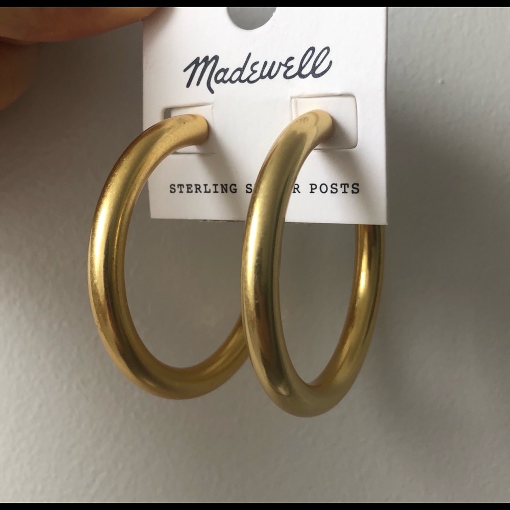 Madewell Gold Hoop Earrings